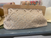 Sac crochet et bois