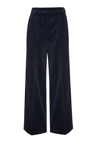 Pantalon velours fin bleu nuit - BSB