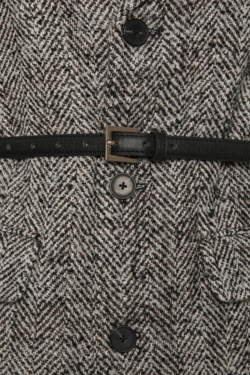 Veste laine ceinturée - BSB