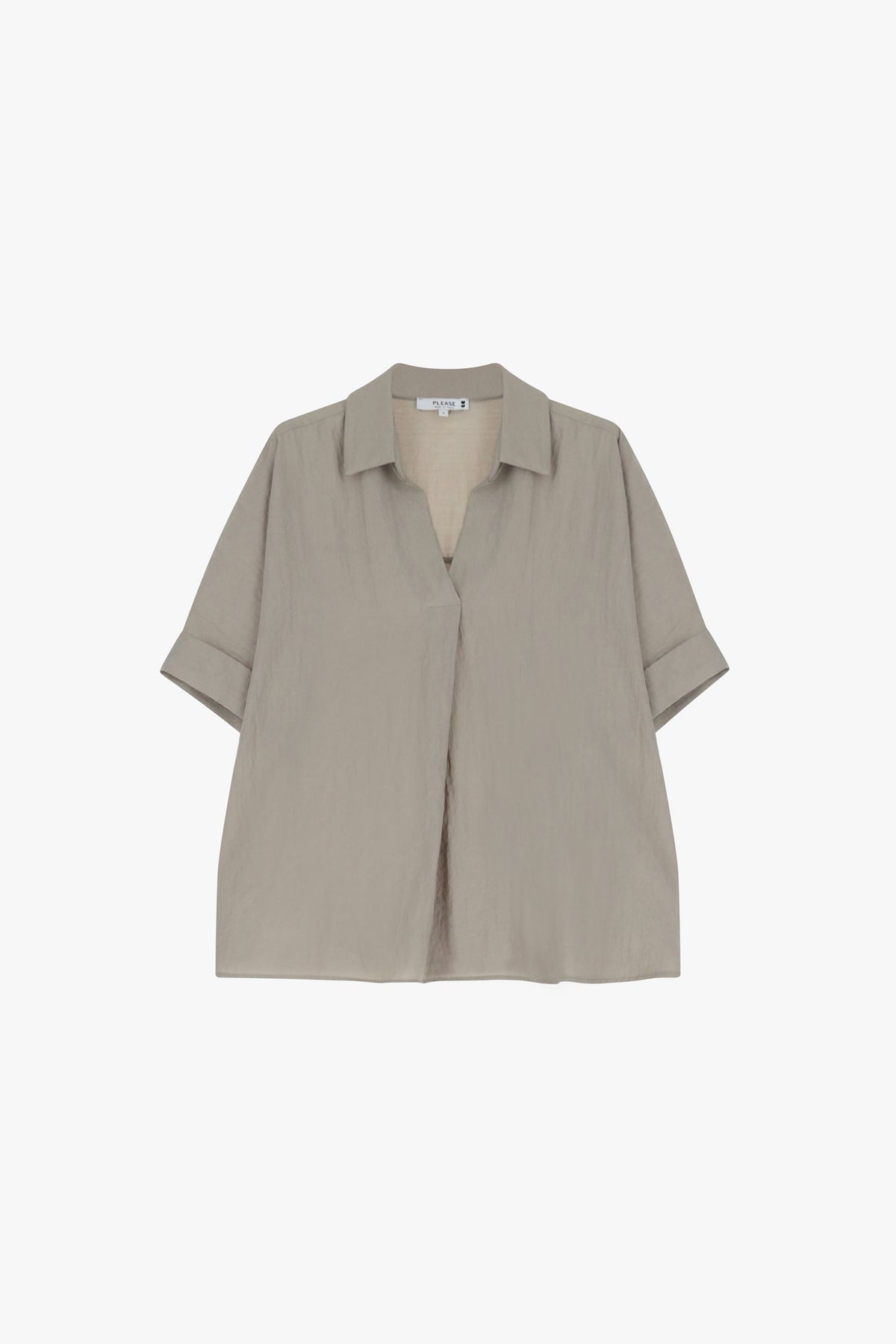 Blouse gaufrée desert - PLEASE