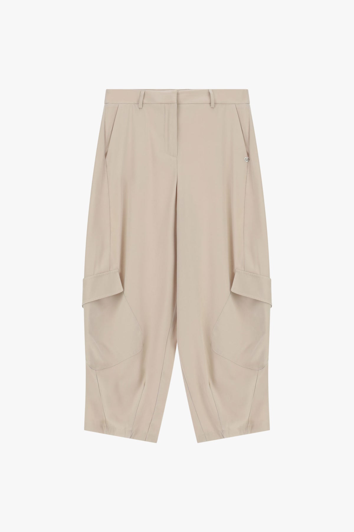 Pantalon beige à poches cargo - PLEASE