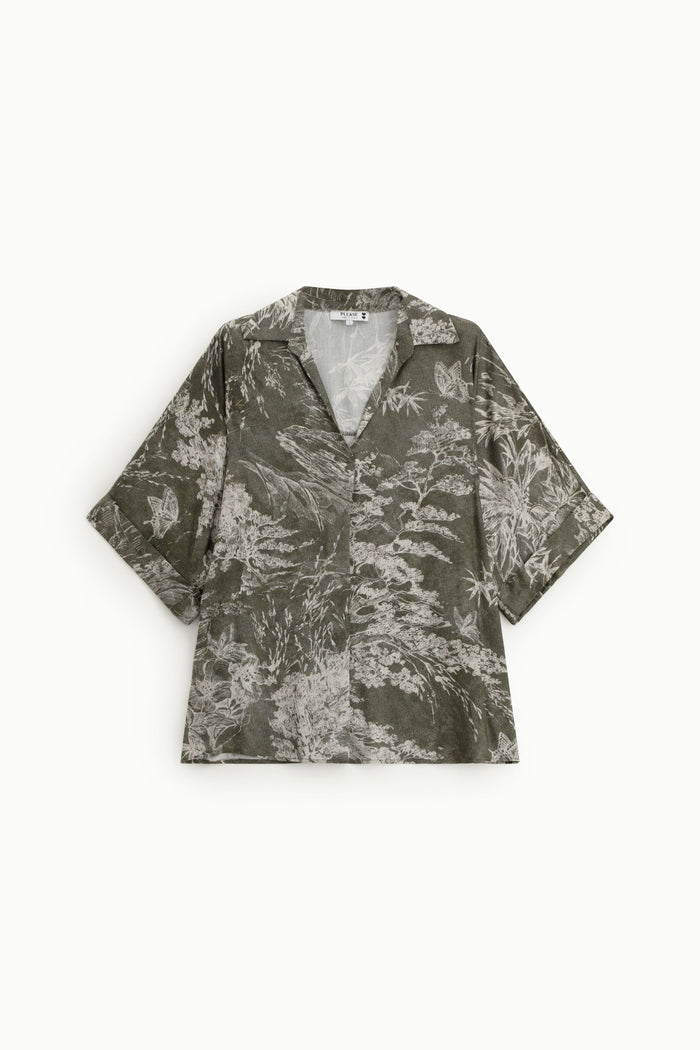 Blouse feuillage - PLEASE