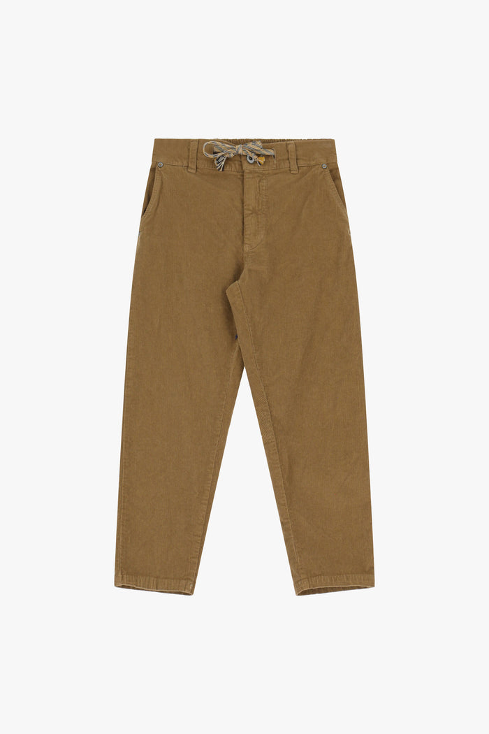 Pantalon velours charpentier Camel - PLEASE
