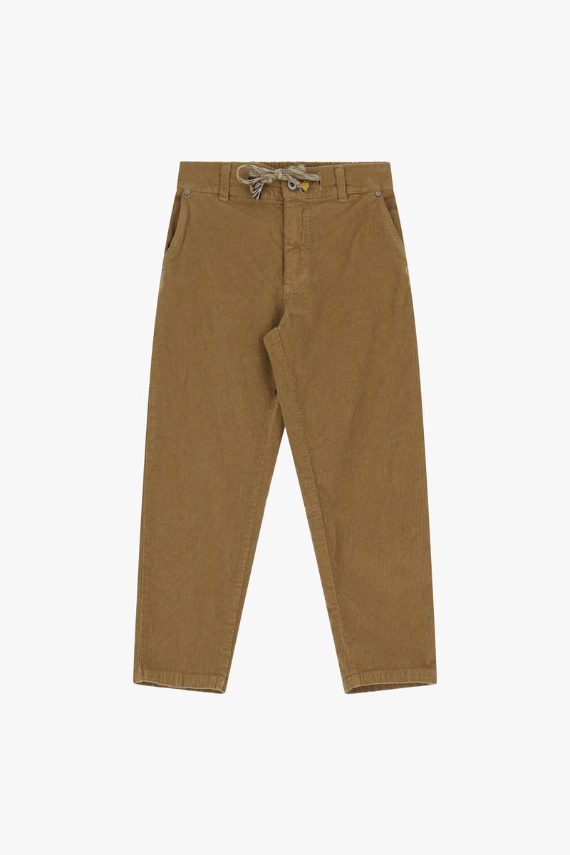 Pantalon velours charpentier Camel - PLEASE