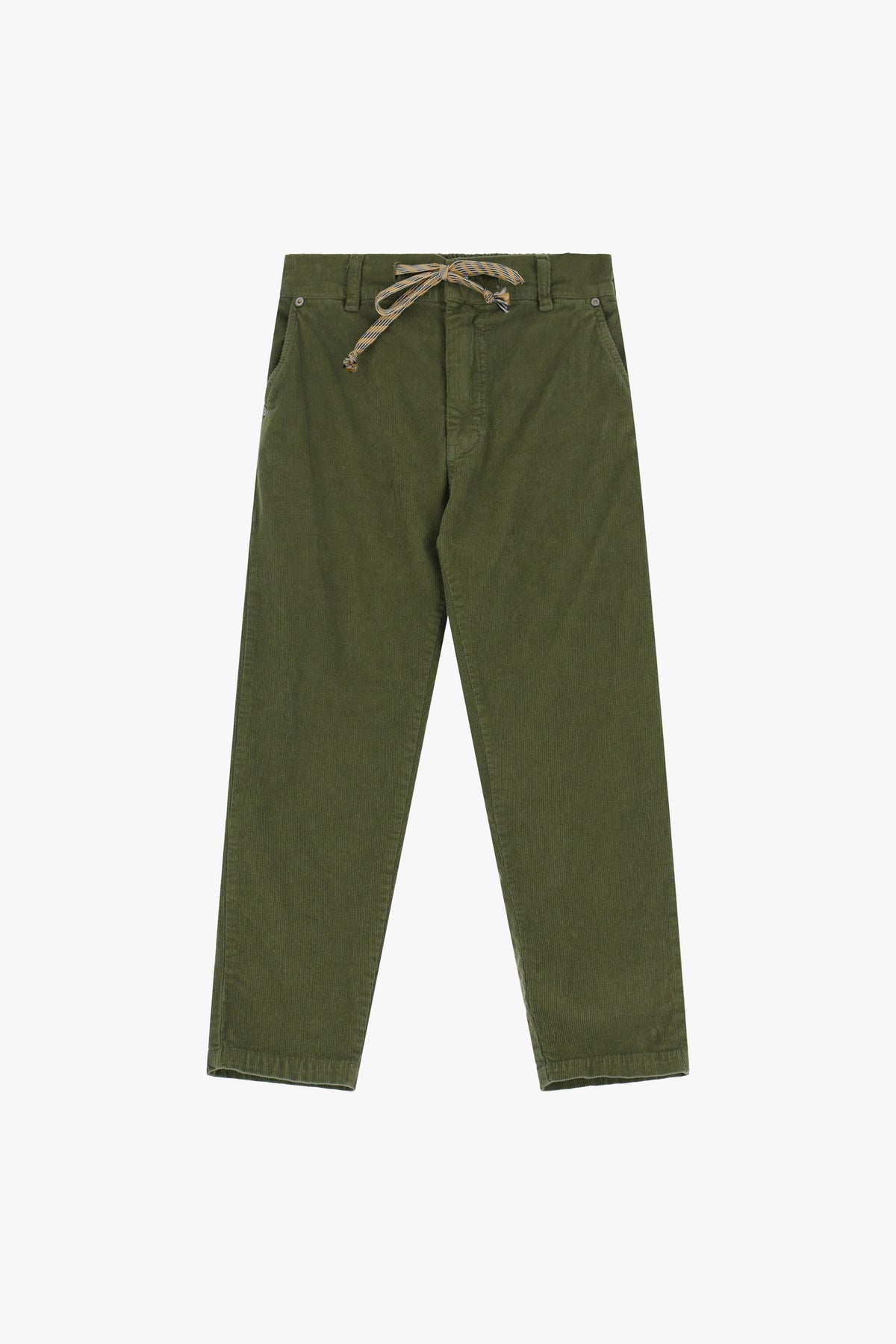Pantalon velours charpentier kaki - PLEASE