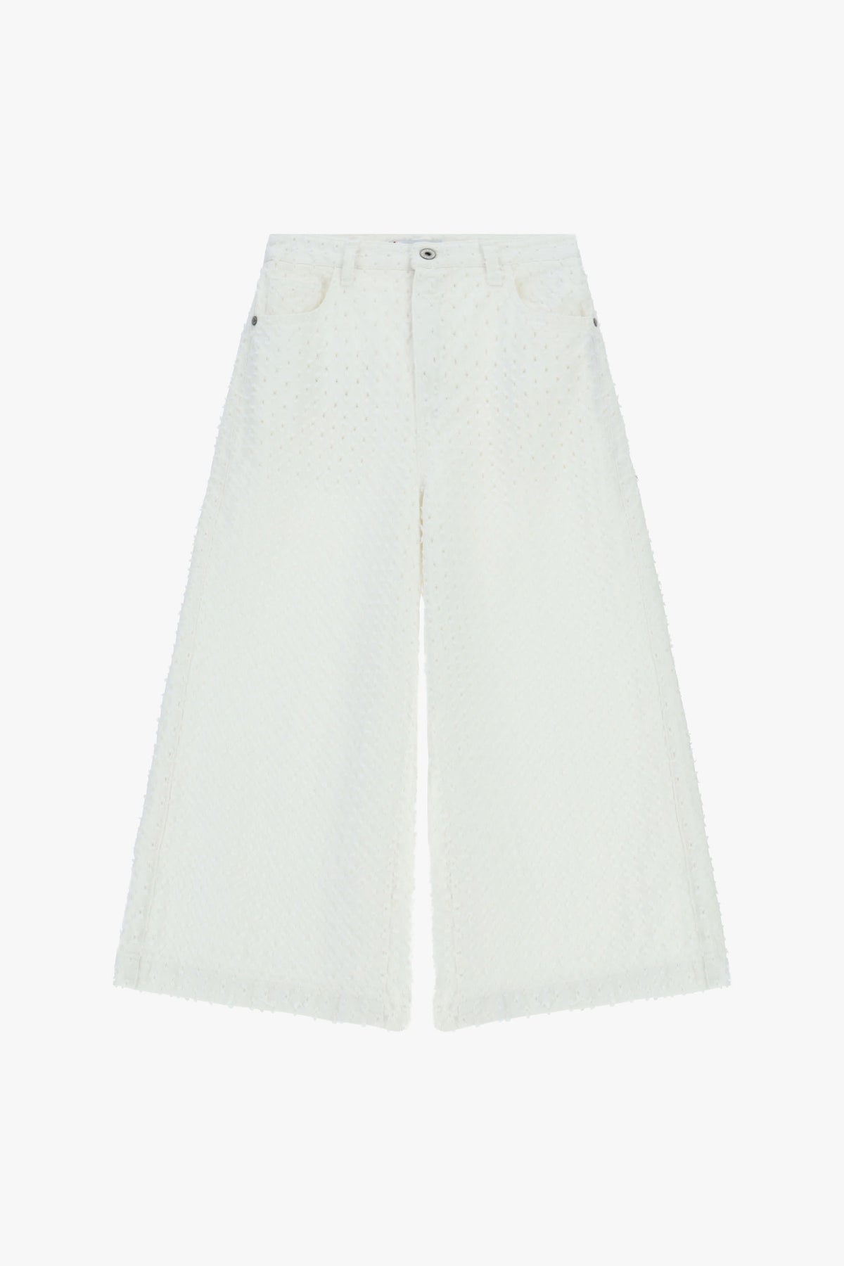 Jean blanc palazzo ajouré - PLEASE