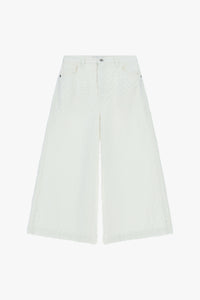 Jean blanc palazzo ajouré - PLEASE