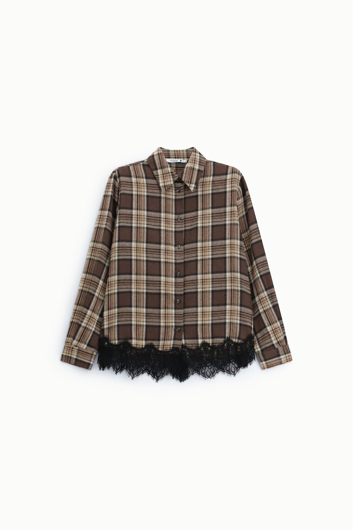 Chemise - surchemise à carreaux  - PLEASE