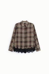 Chemise - surchemise à carreaux  - PLEASE