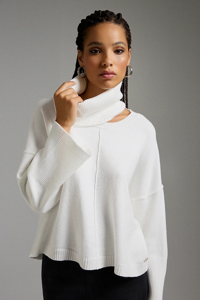 Pull col roulé amovible BSB