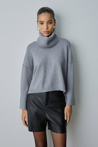 Pull col roulé amovible BSB