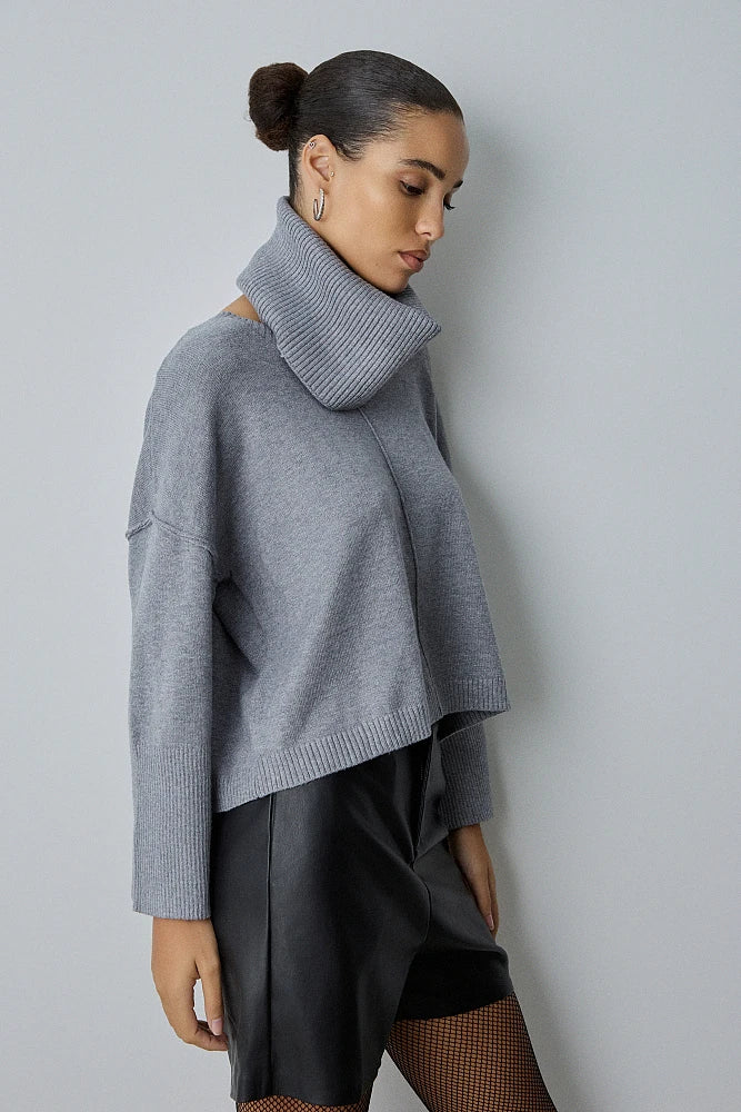 Pull col roulé amovible BSB