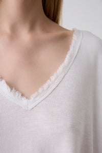 T-shirt oversized col V tout doux - BSB