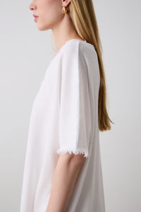 T-shirt oversized col V tout doux - BSB