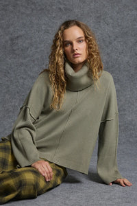 Pull col roulé amovible BSB