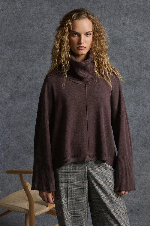 Pull col roulé amovible BSB
