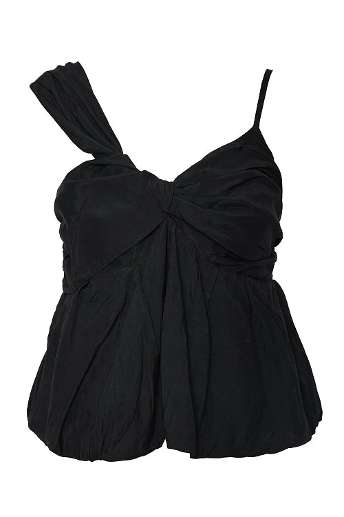 Top drapé noir - BSB