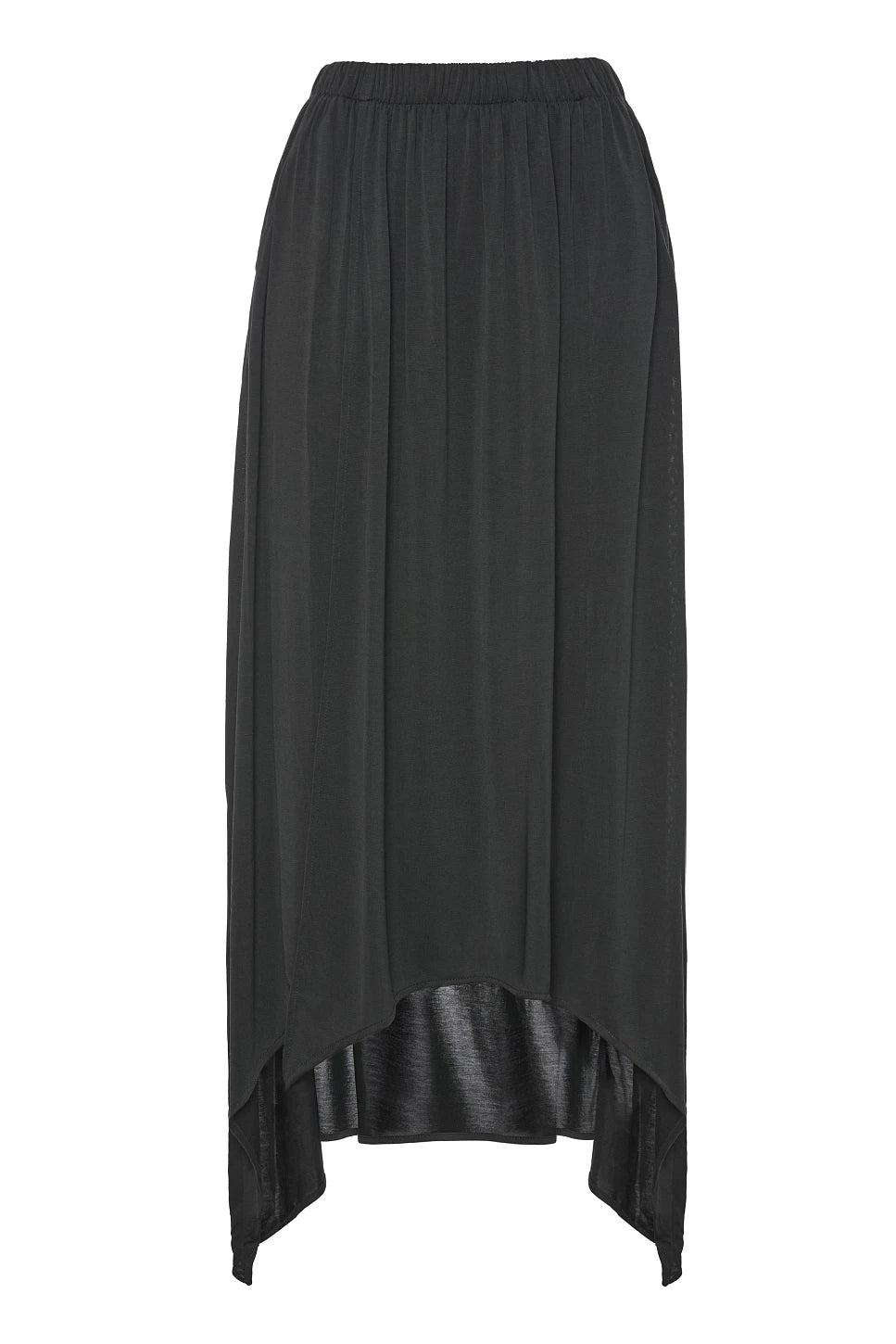 Jupe longue asymétrique anthracite - BSB