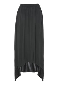 Jupe longue asymétrique anthracite - BSB