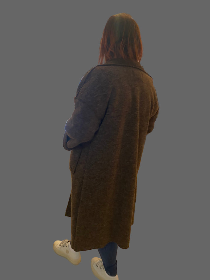 Veste-Gilet long chocolat - BSB