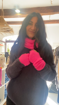 Ensemble mitaines et cache-cou - LOU