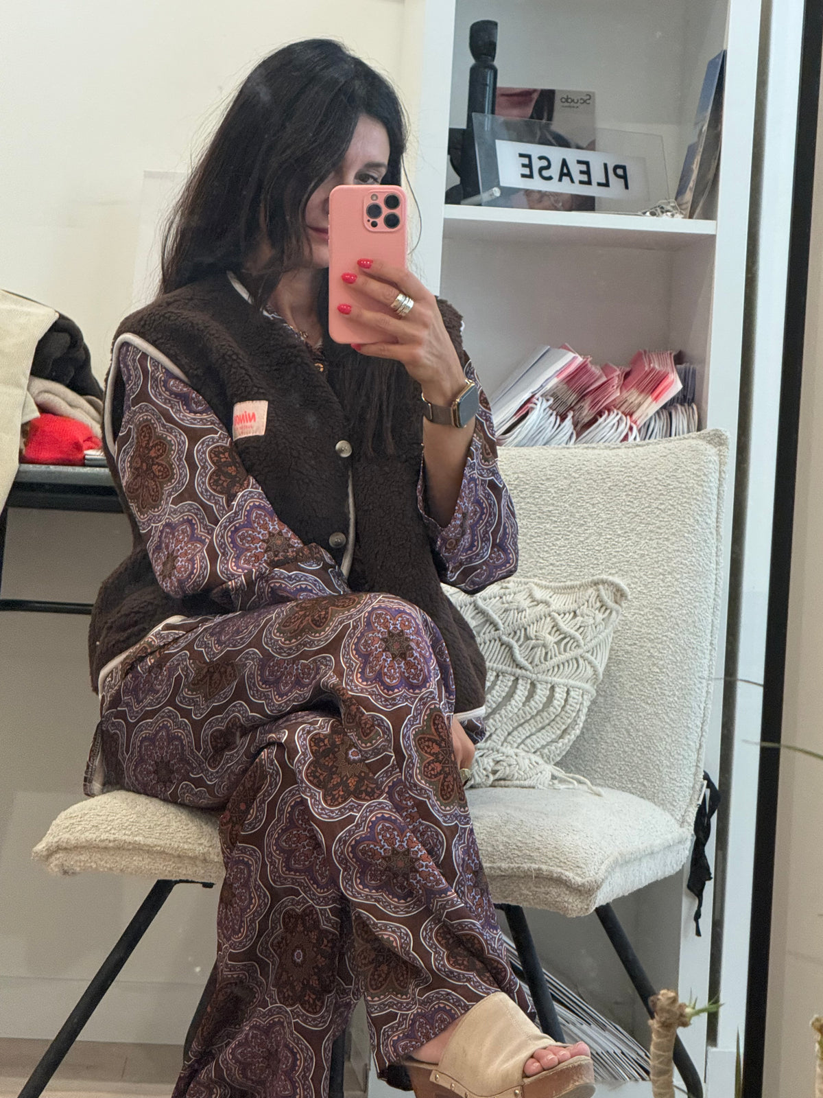 Pantalon fluide imprimé - LOU