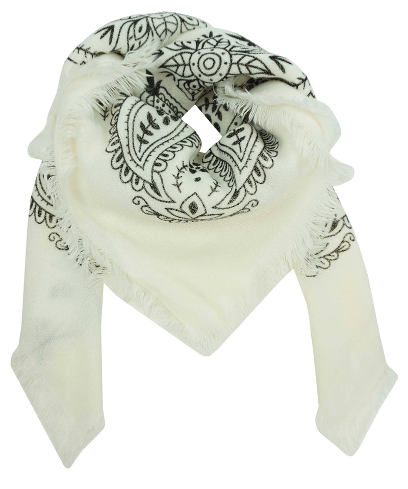 Foulard carré imprimé bandana