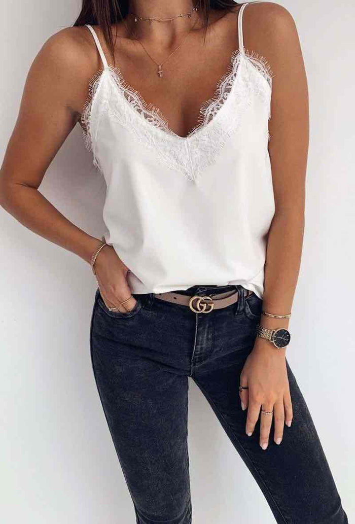 Top Débardeur dentelle