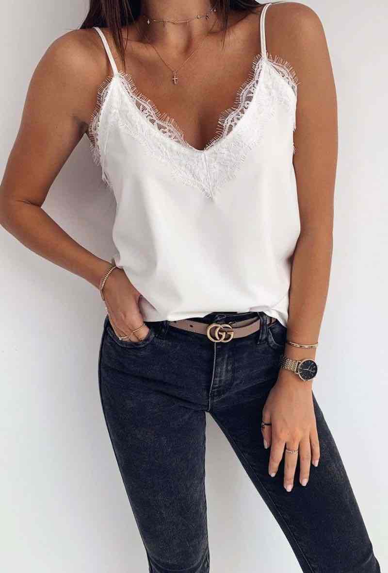 Top Débardeur dentelle