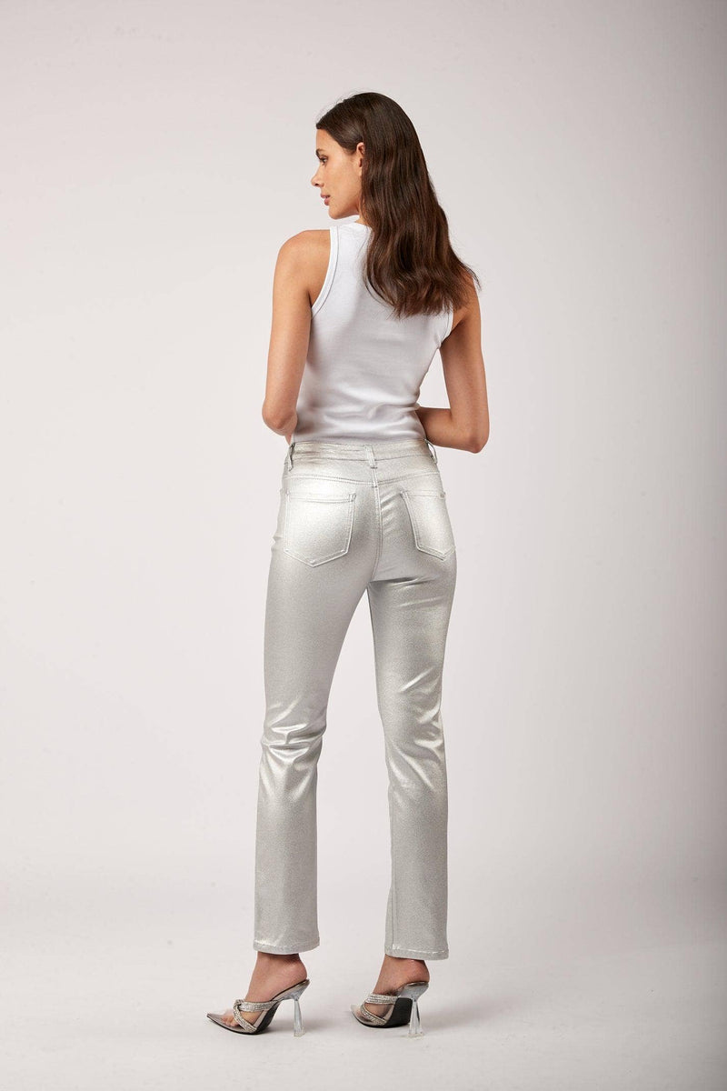 Pantalon argenté