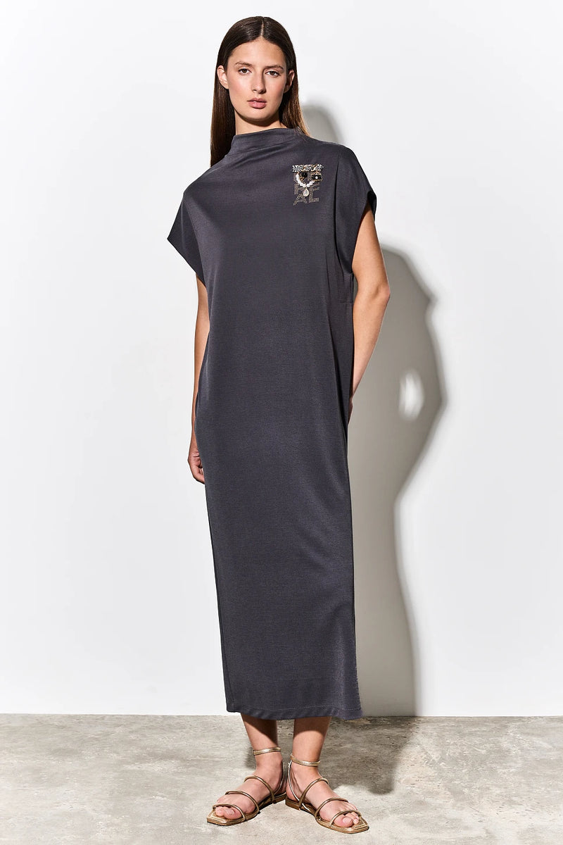 Robe longue gris carbone - BSB