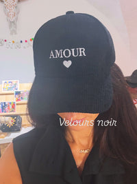 Casquette velours