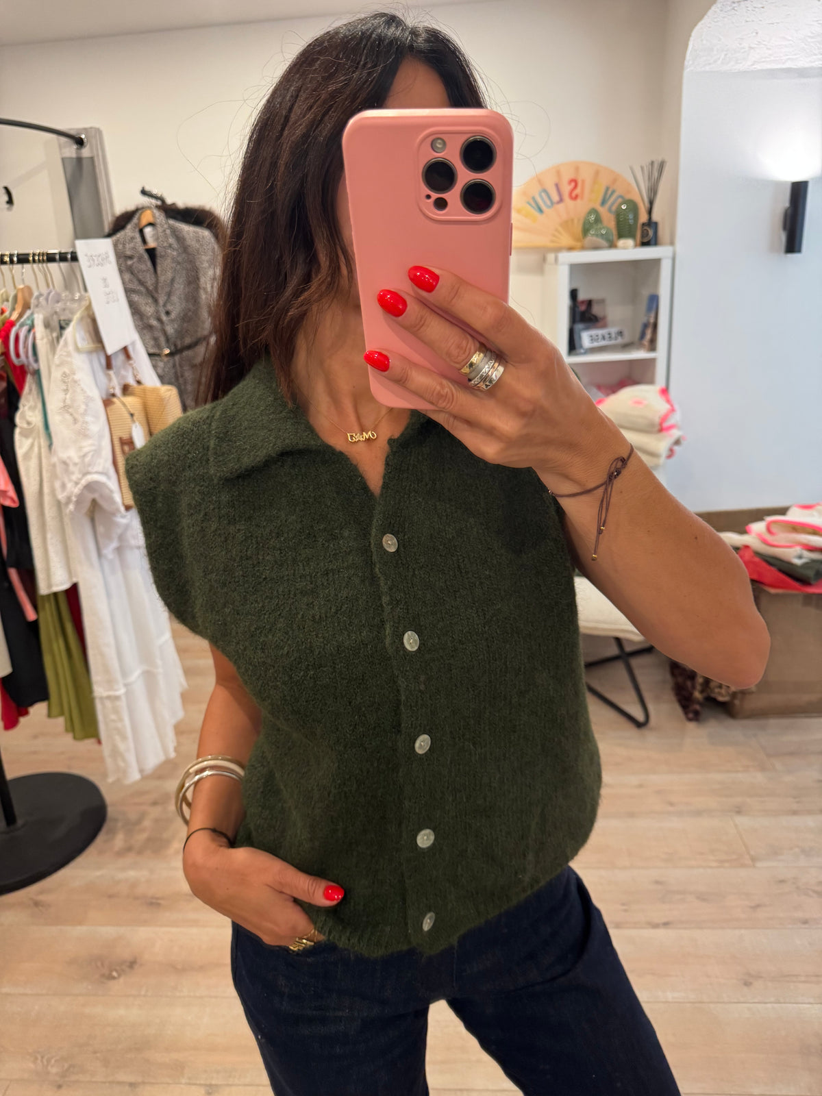 Gilet sans manche petites épaules - LOU