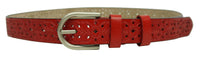 Ceinture en cuir ajouré