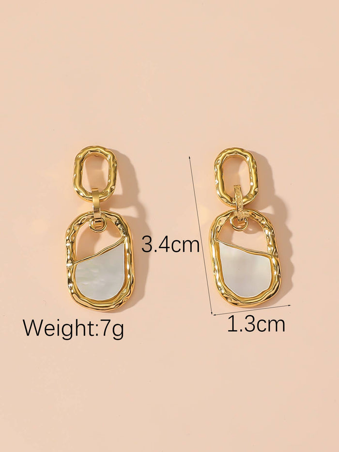 Boucles d'Oreilles nacre