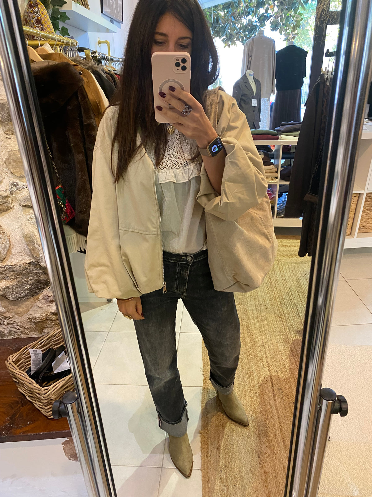 Veste boule écrue - LOU