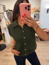 Gilet sans manche petites épaules - LOU