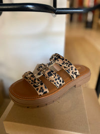 Sandales mules léopard SOLEIL - Findlay