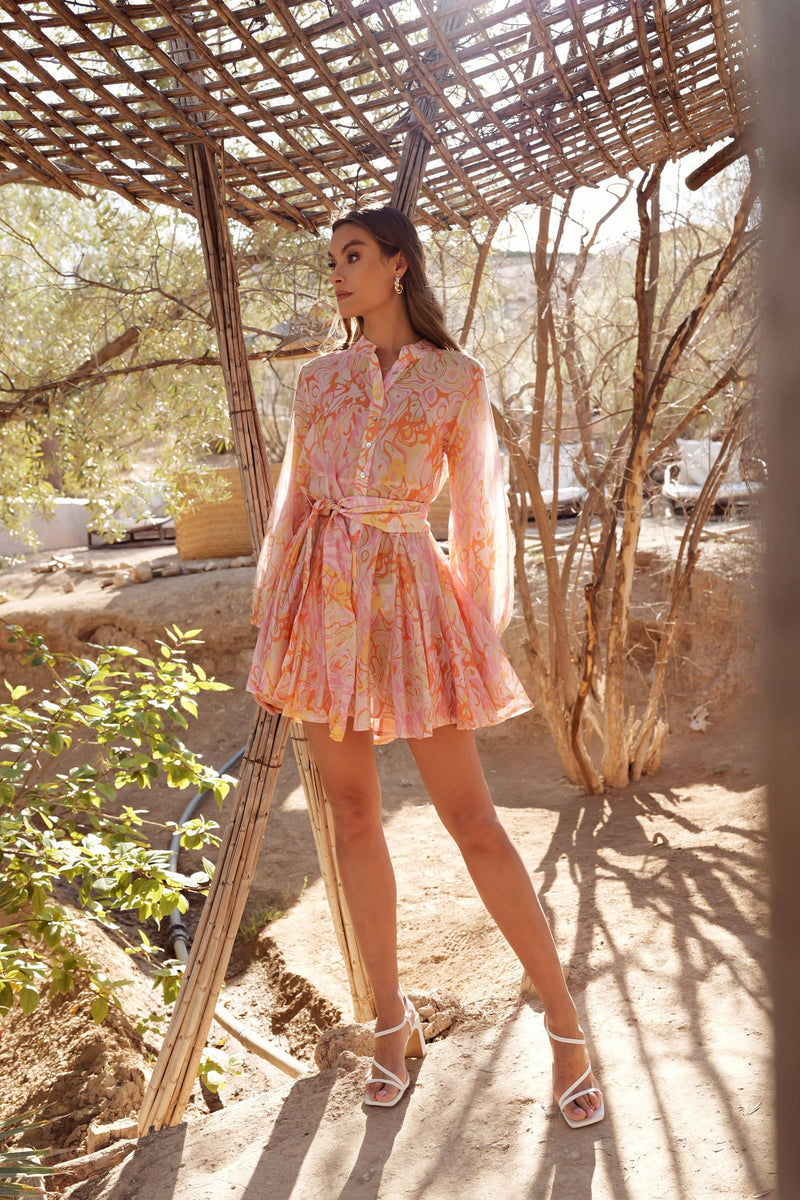 Robe patineuse Sonia tencel & soie - CHOKLATE PARIS