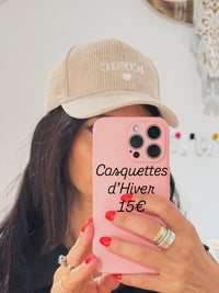 Casquette velours