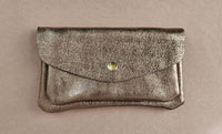 Porte monnaie cuir double poches