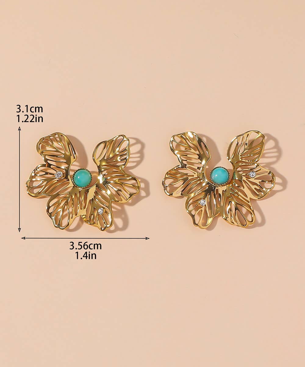 Boucles d'oreilles Fleurs