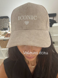 Casquette velours