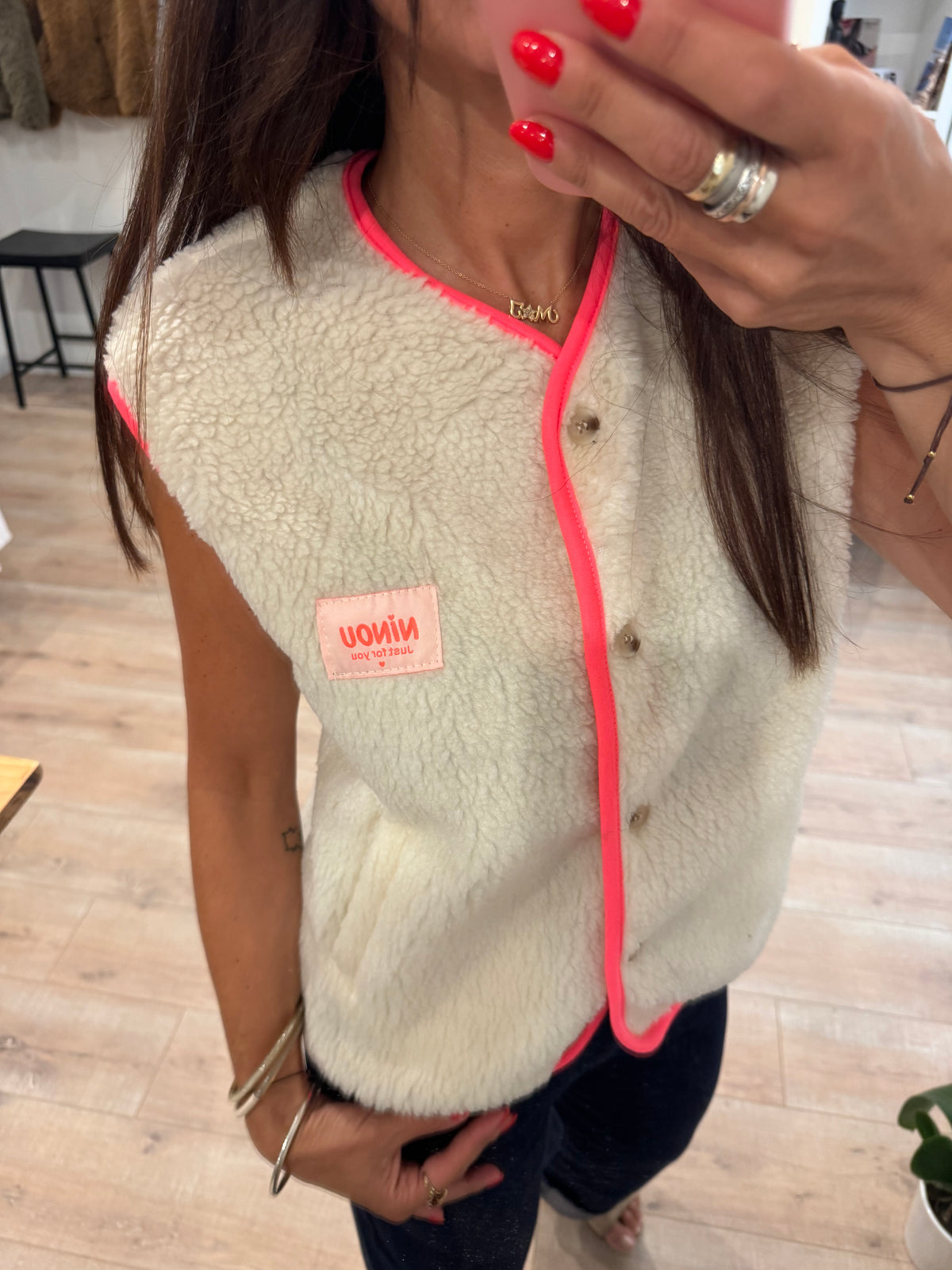 Gilet sans manche mouton NINOU