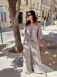 Pantalon gaufré desert - PLEASE