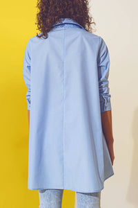 Chemise Oversize bleu clair Q2