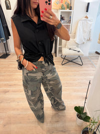 Jean cargo militaire
