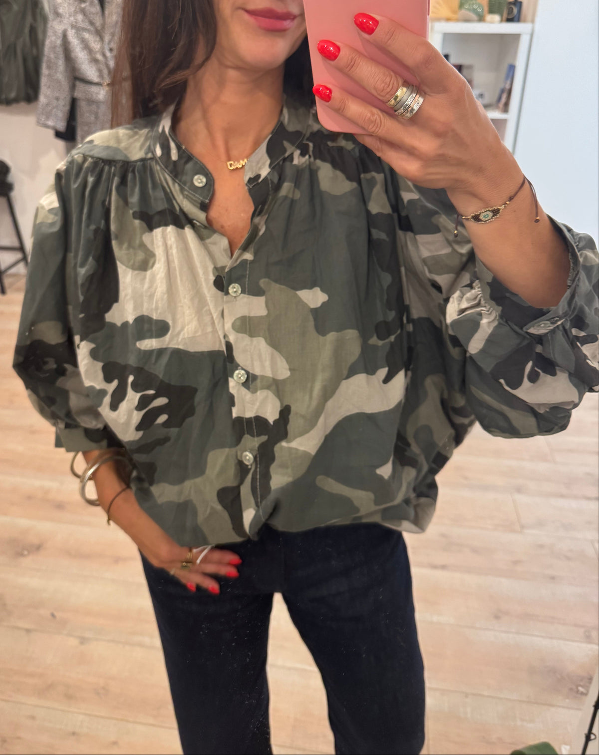 Chemise-blouse militaire - Lou