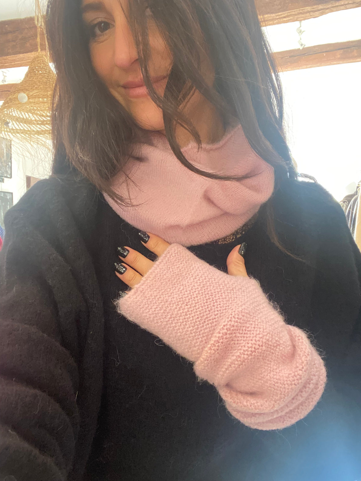 Ensemble mitaines et cache-cou - LOU