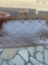 Sac crochet et bois